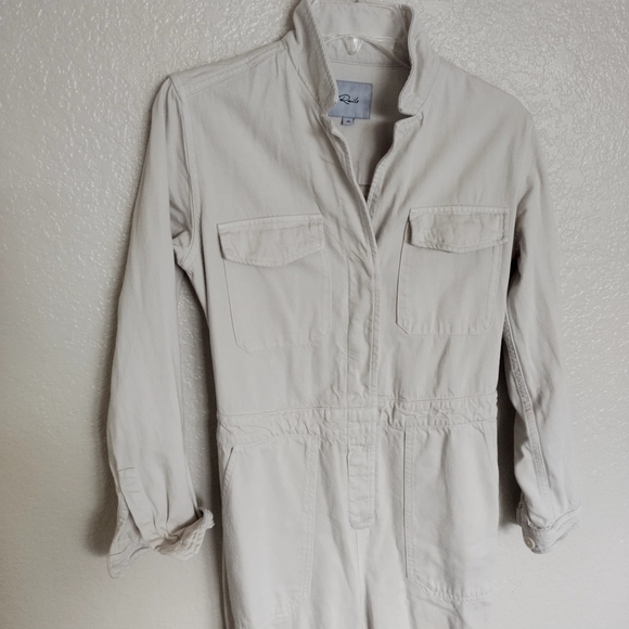 Rails Dixon utility jumpsuit in cream sz Xs - Picture 3 of 10